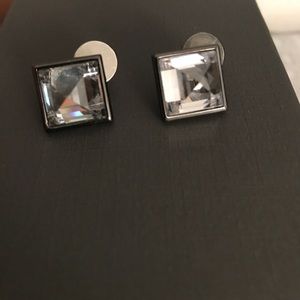 Henri Bendel: Clear Stone Earrings